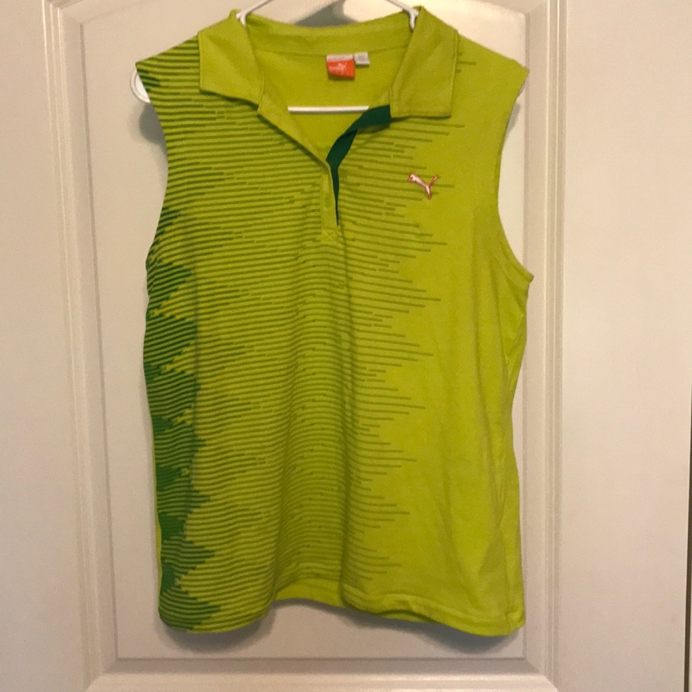 Lime Green Puma Top